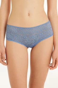 Recycled Lace Boyshorts - French Cut - Women | Tezenis