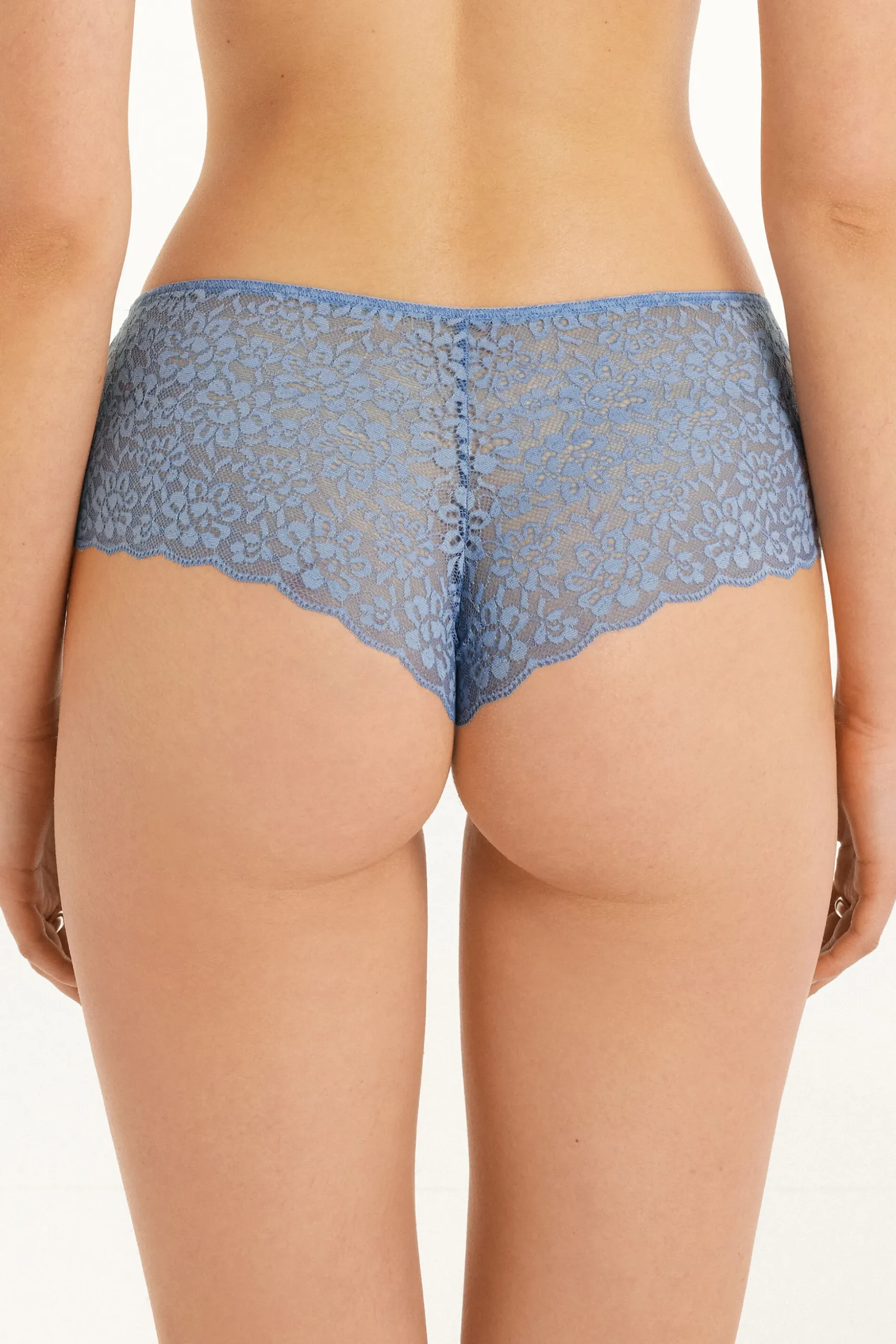 Recycled Lace Boyshorts - French Cut - Women | Tezenis