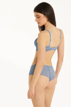 Recycled Lace Boyshorts - French Cut - Women | Tezenis