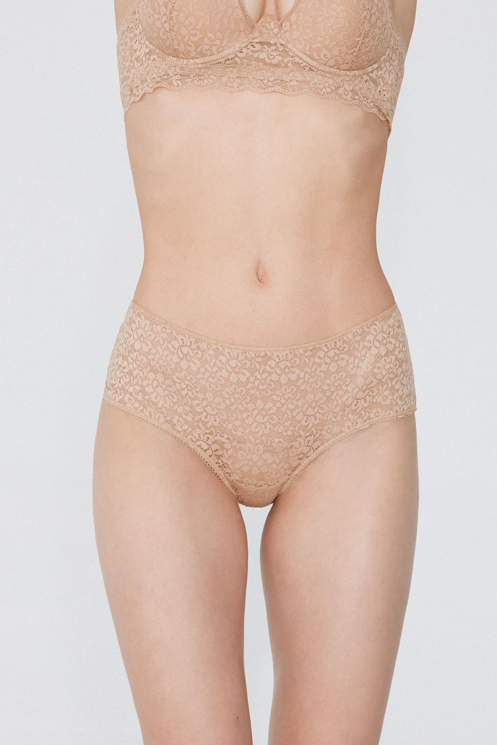 Recycled Lace Boyshorts - French Cut - Women | Tezenis