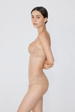 Recycled Lace Boyshorts - French Cut - Women | Tezenis