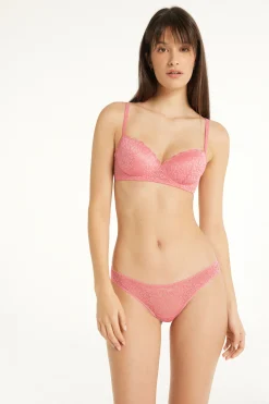Recycled Lace Brazilian Panties - Cheeky Briefs - Women | Tezenis