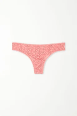 Recycled Lace Brazilian Panties - Cheeky Briefs - Women | Tezenis