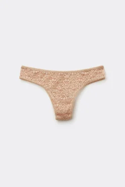 Recycled Lace Brazilian Panties - Cheeky Briefs - Women | Tezenis