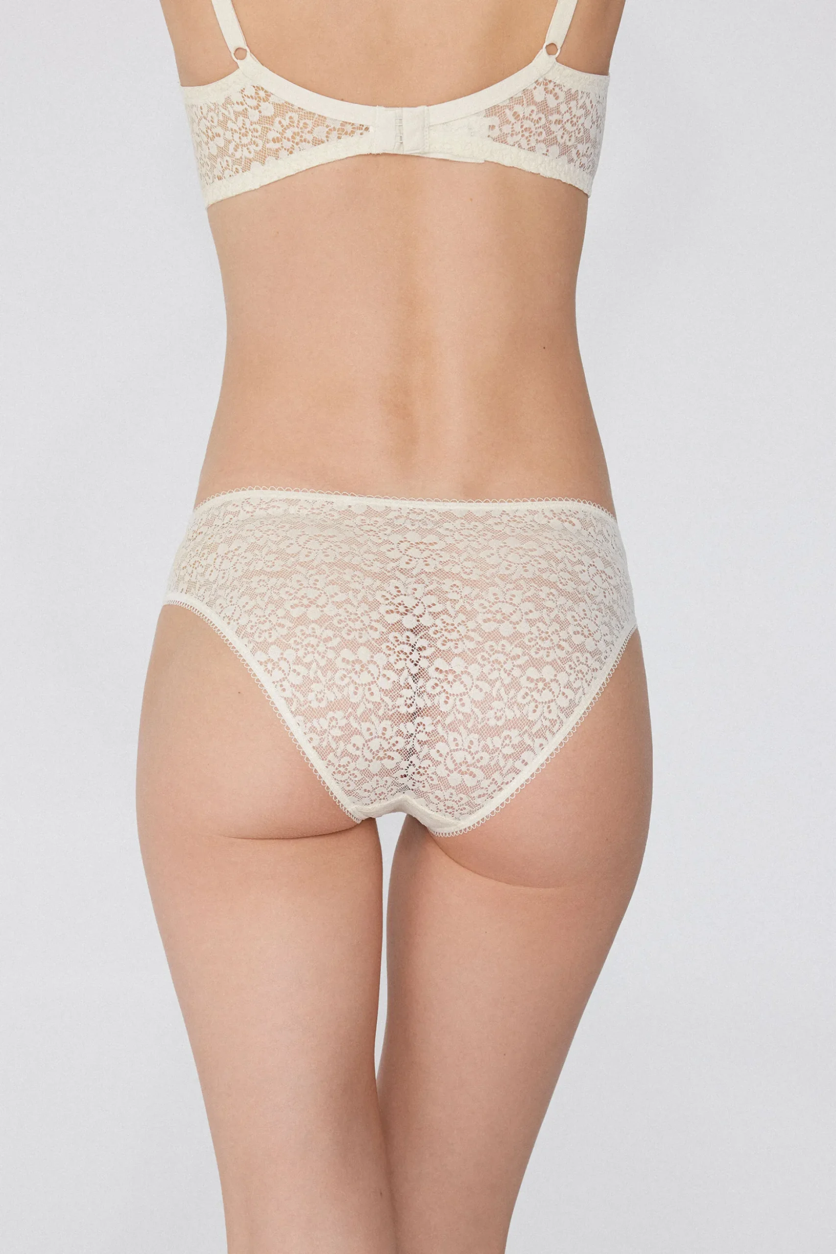 Recycled Lace High-Cut Panties - Classic - Women | Tezenis