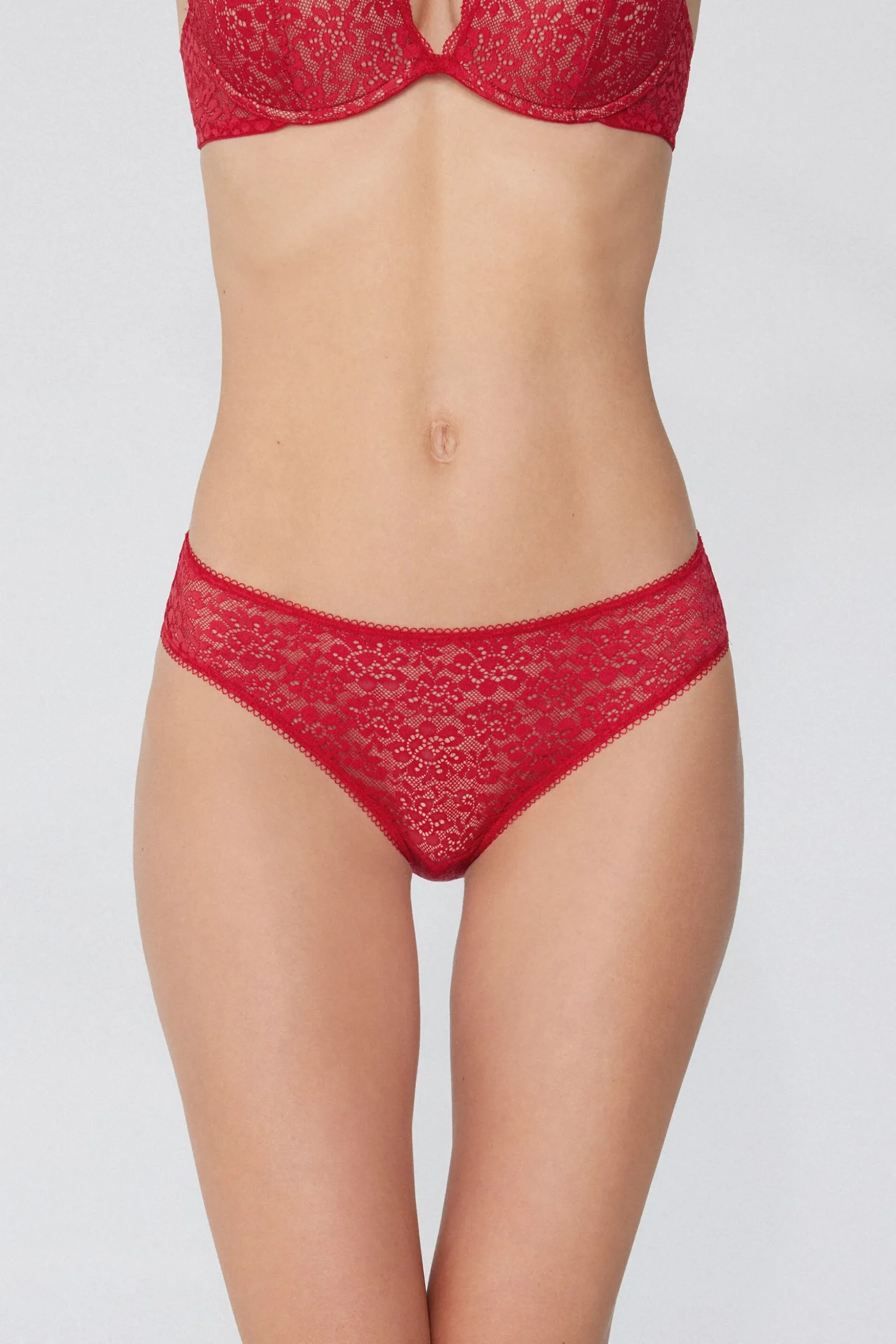 Recycled Lace High-Cut Panties - Classic - Women | Tezenis