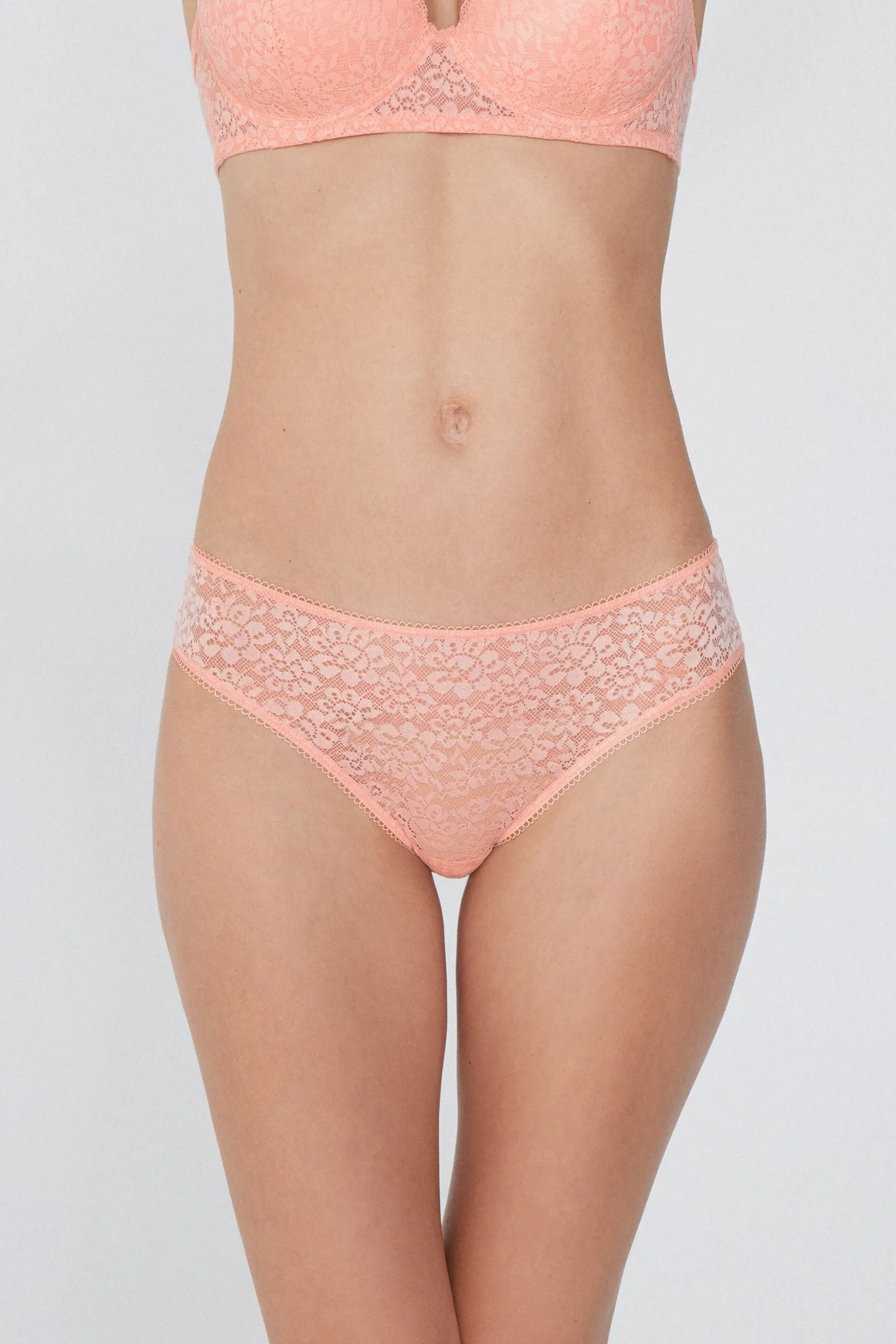 Recycled Lace High-Cut Panties - Classic - Women | Tezenis