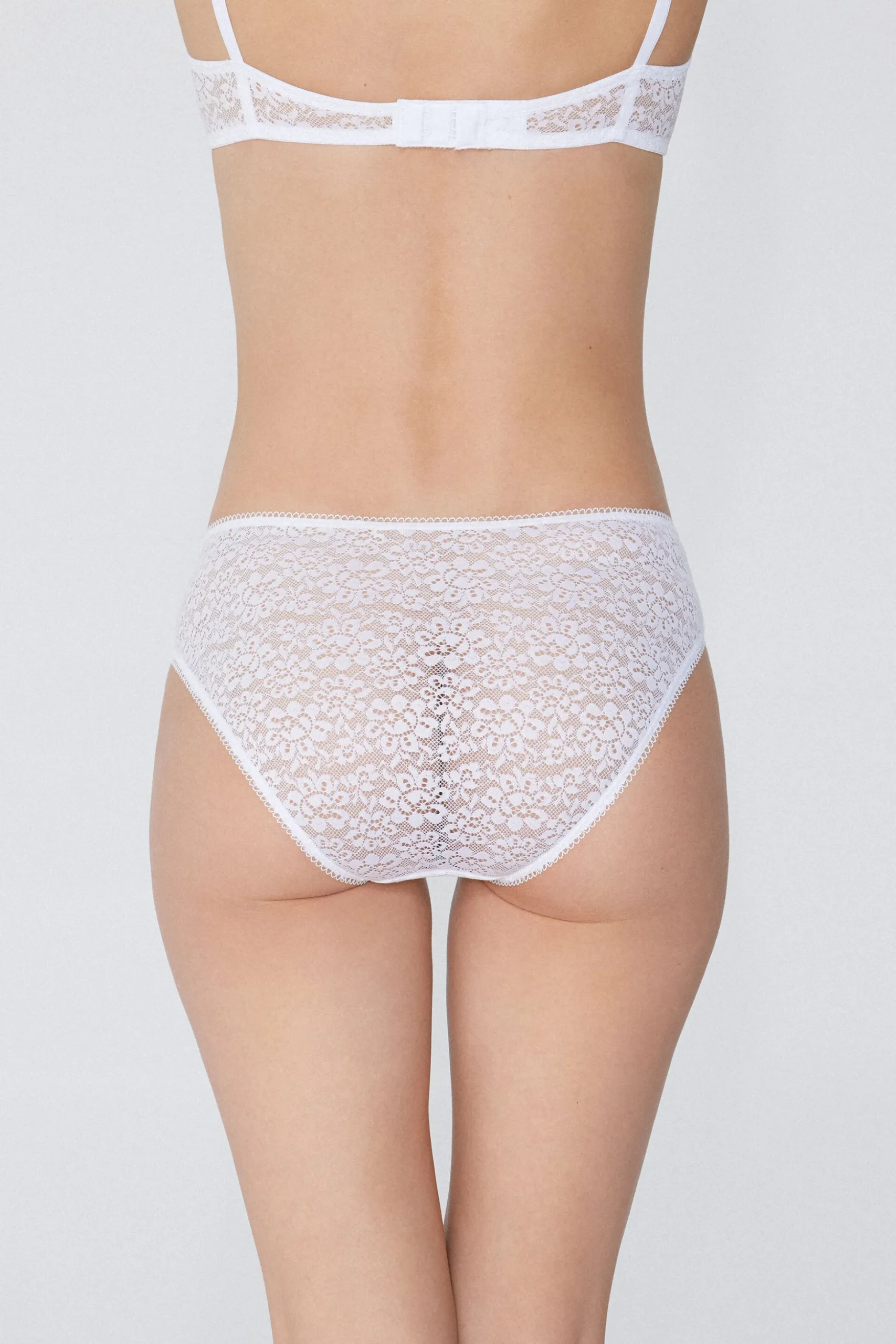 Recycled Lace High-Cut Panties - Classic - Women | Tezenis