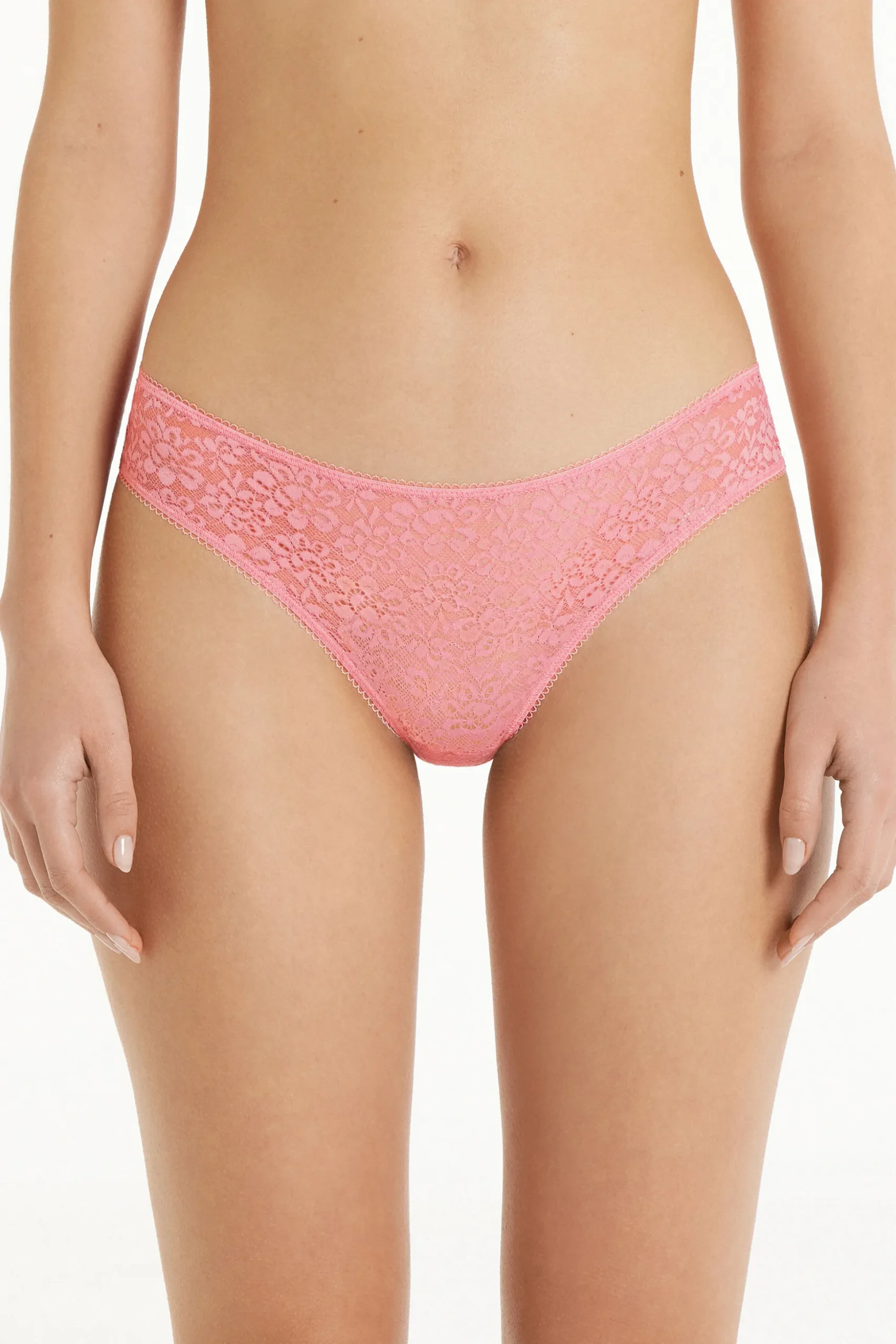 Recycled Lace High-Cut Panties - Classic - Women | Tezenis