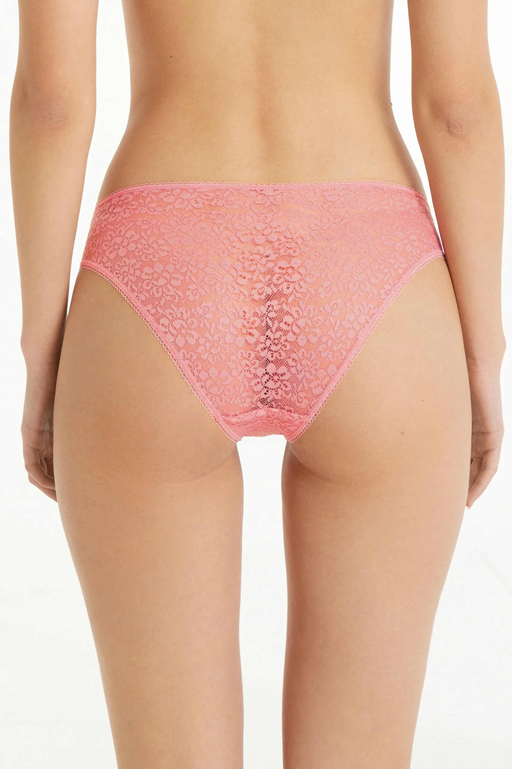 Recycled Lace High-Cut Panties - Classic - Women | Tezenis