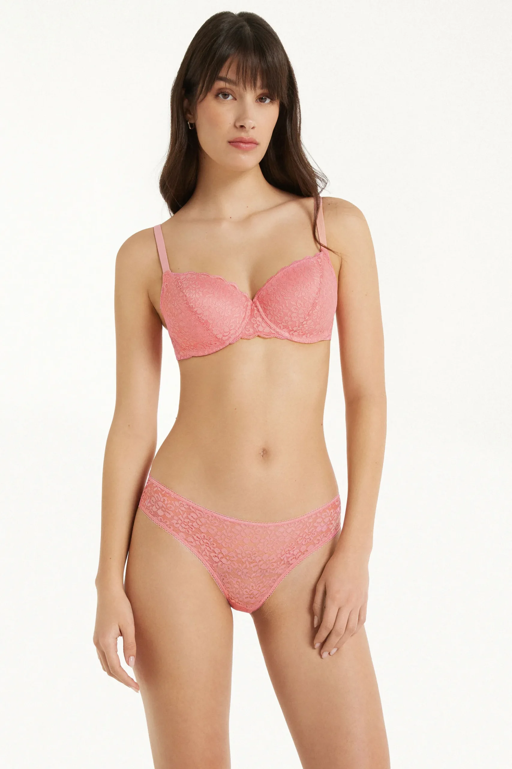 Recycled Lace High-Cut Panties - Classic - Women | Tezenis