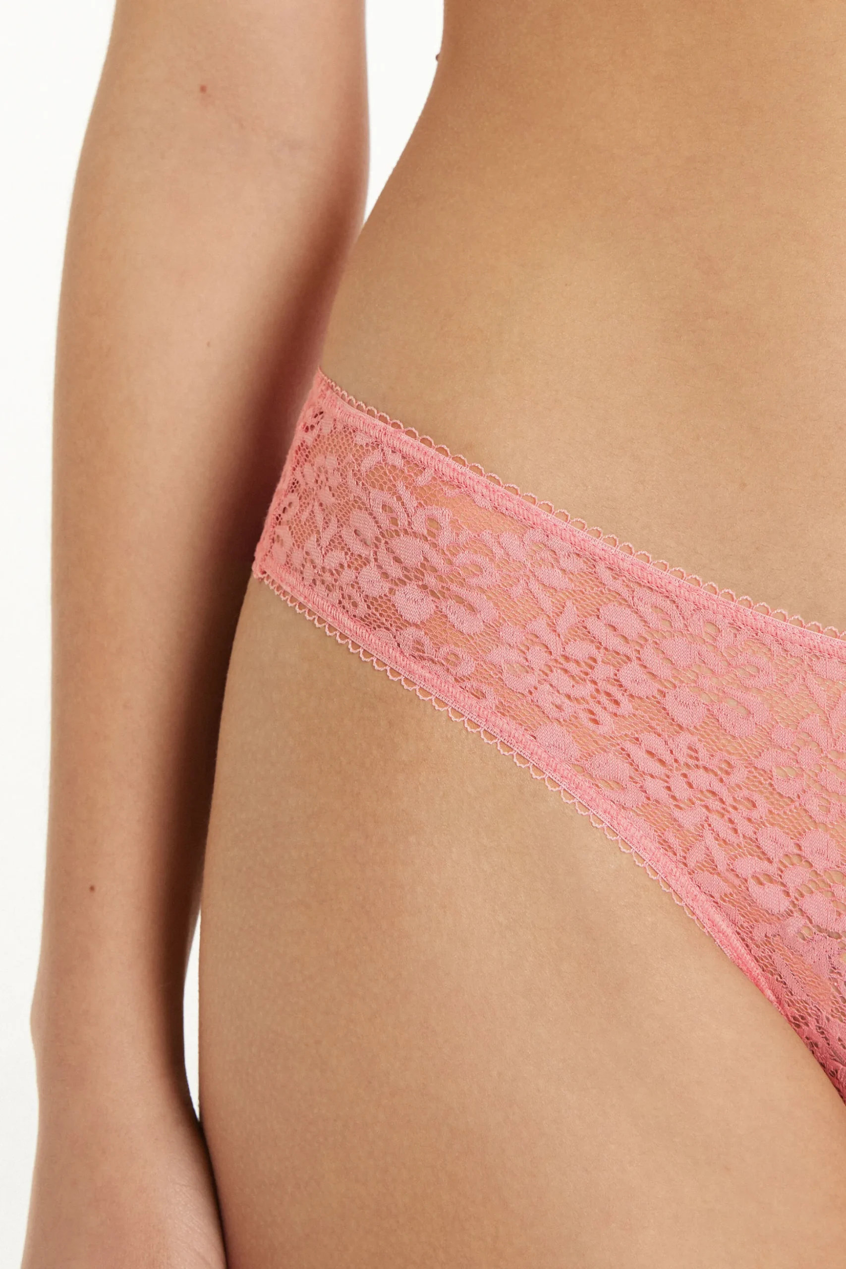 Recycled Lace High-Cut Panties - Classic - Women | Tezenis
