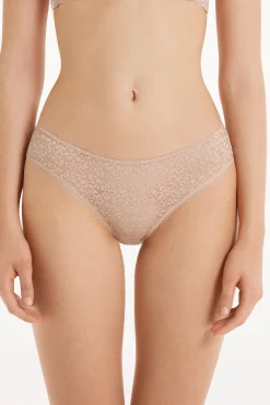 Recycled Lace High-Cut Panties - Classic - Women | Tezenis