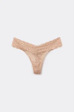 Recycled Lace High-Cut Thong - G-strings And Thongs - Women | Tezenis