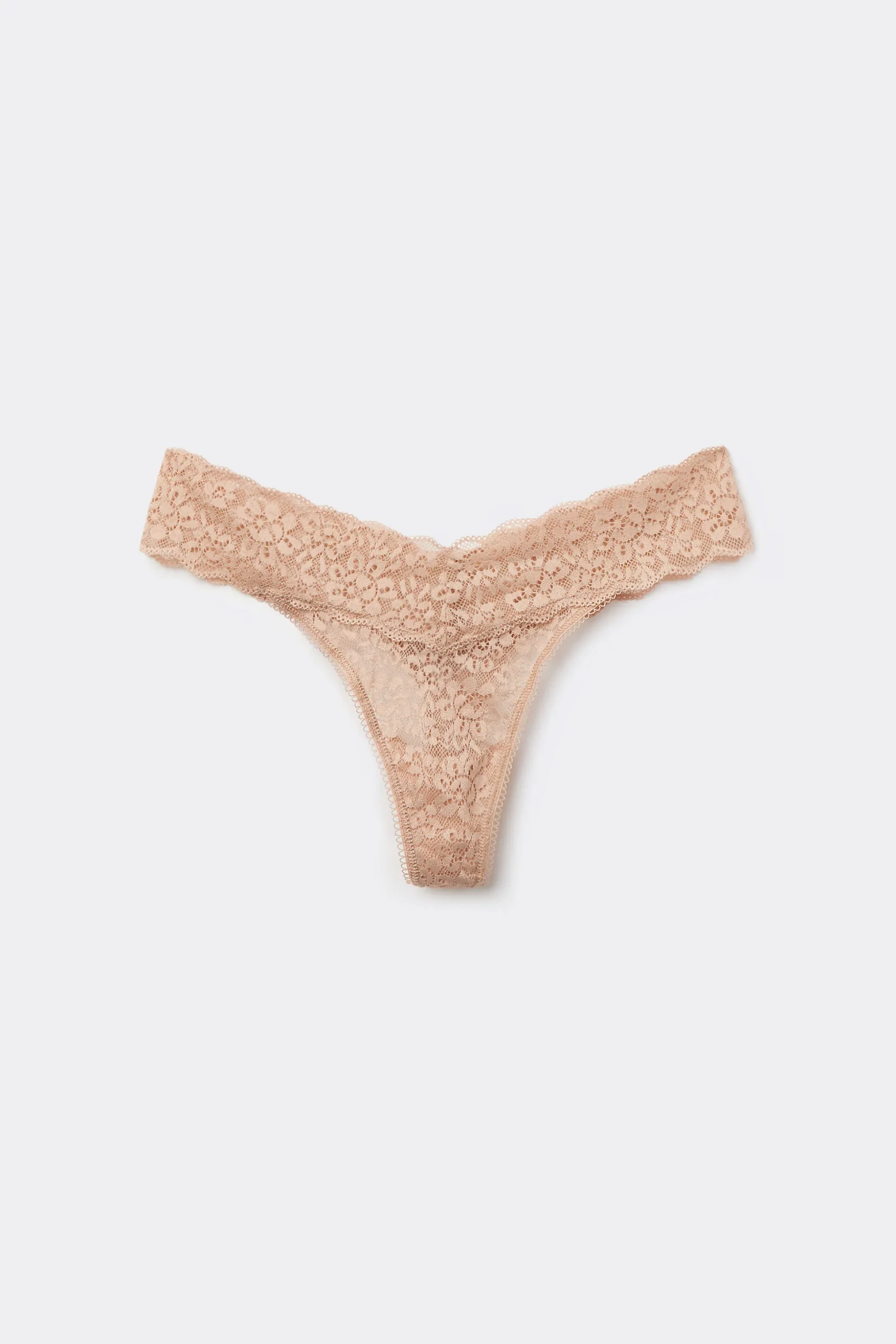 Recycled Lace High-Cut Thong - G-strings And Thongs - Women | Tezenis