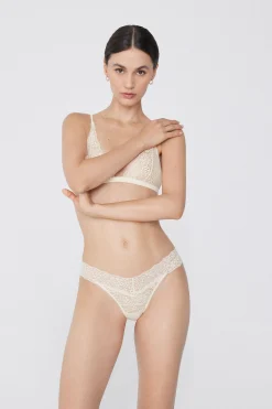 Recycled Lace High-Cut Thong - G-strings And Thongs - Women | Tezenis