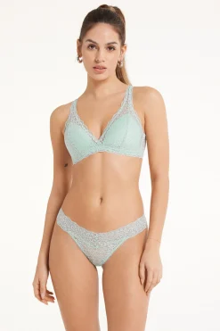 Recycled Lace High-Cut Thong - G-strings And Thongs - Women | Tezenis