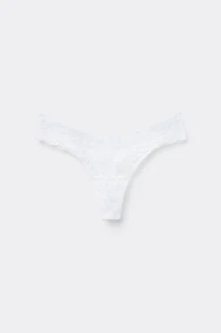 Recycled Lace High-Cut Thong - G-strings And Thongs - Women | Tezenis