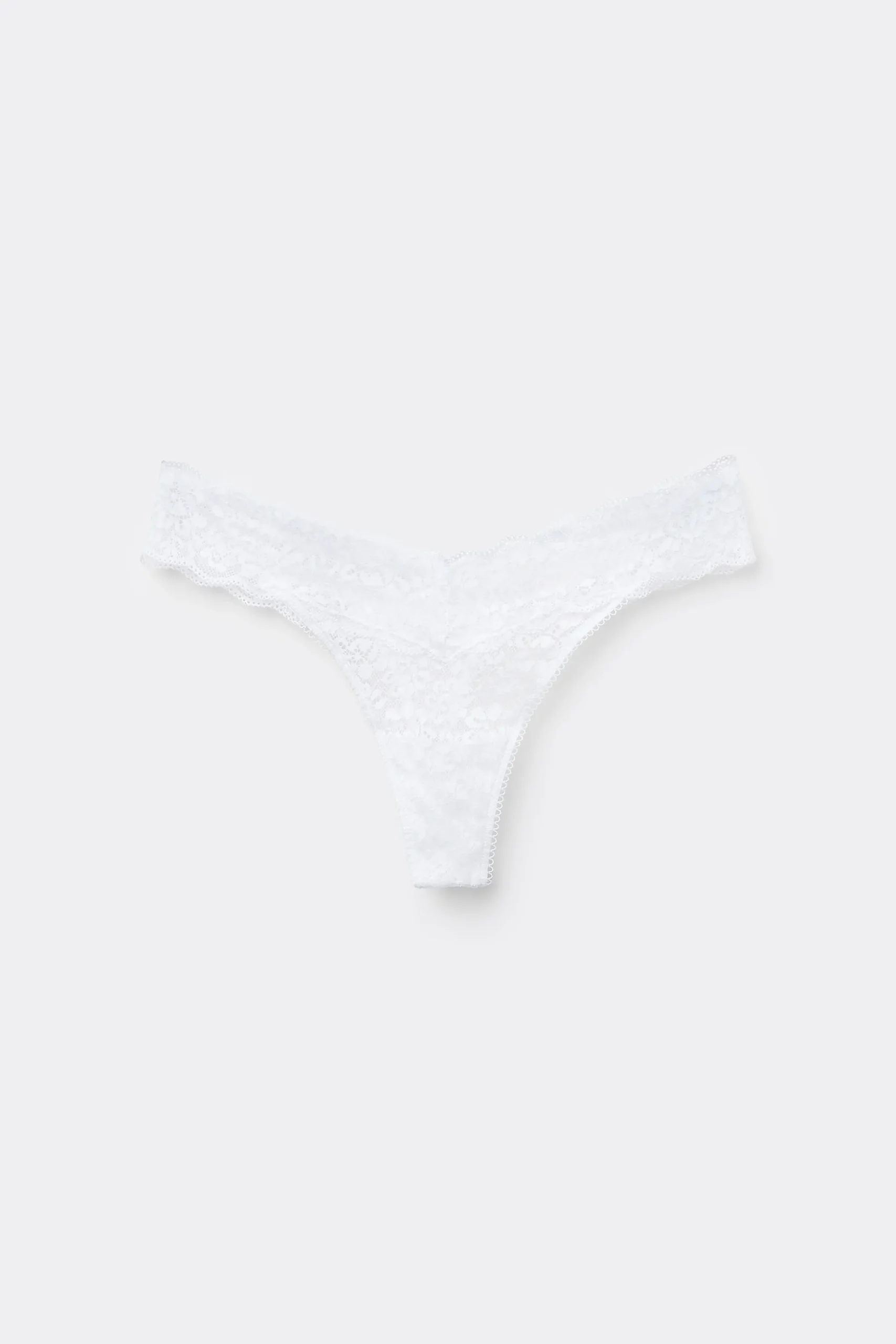 Recycled Lace High-Cut Thong - G-strings And Thongs - Women | Tezenis