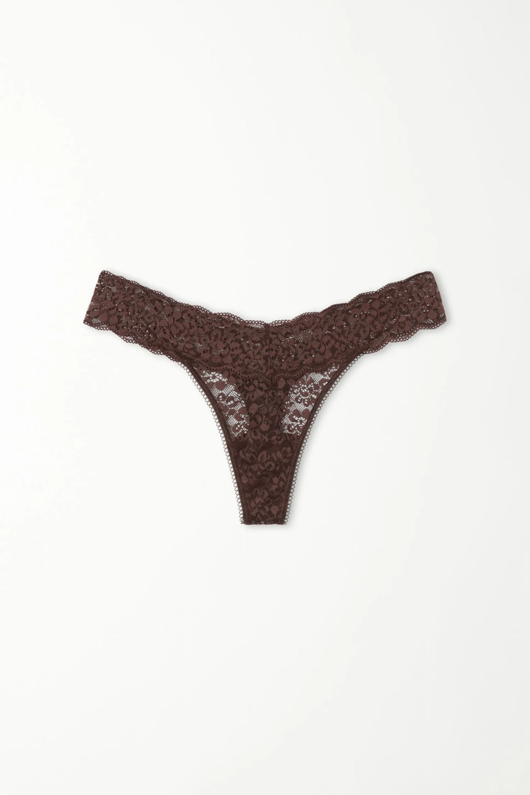 Recycled Lace High-Cut Thong - G-strings And Thongs - Women | Tezenis