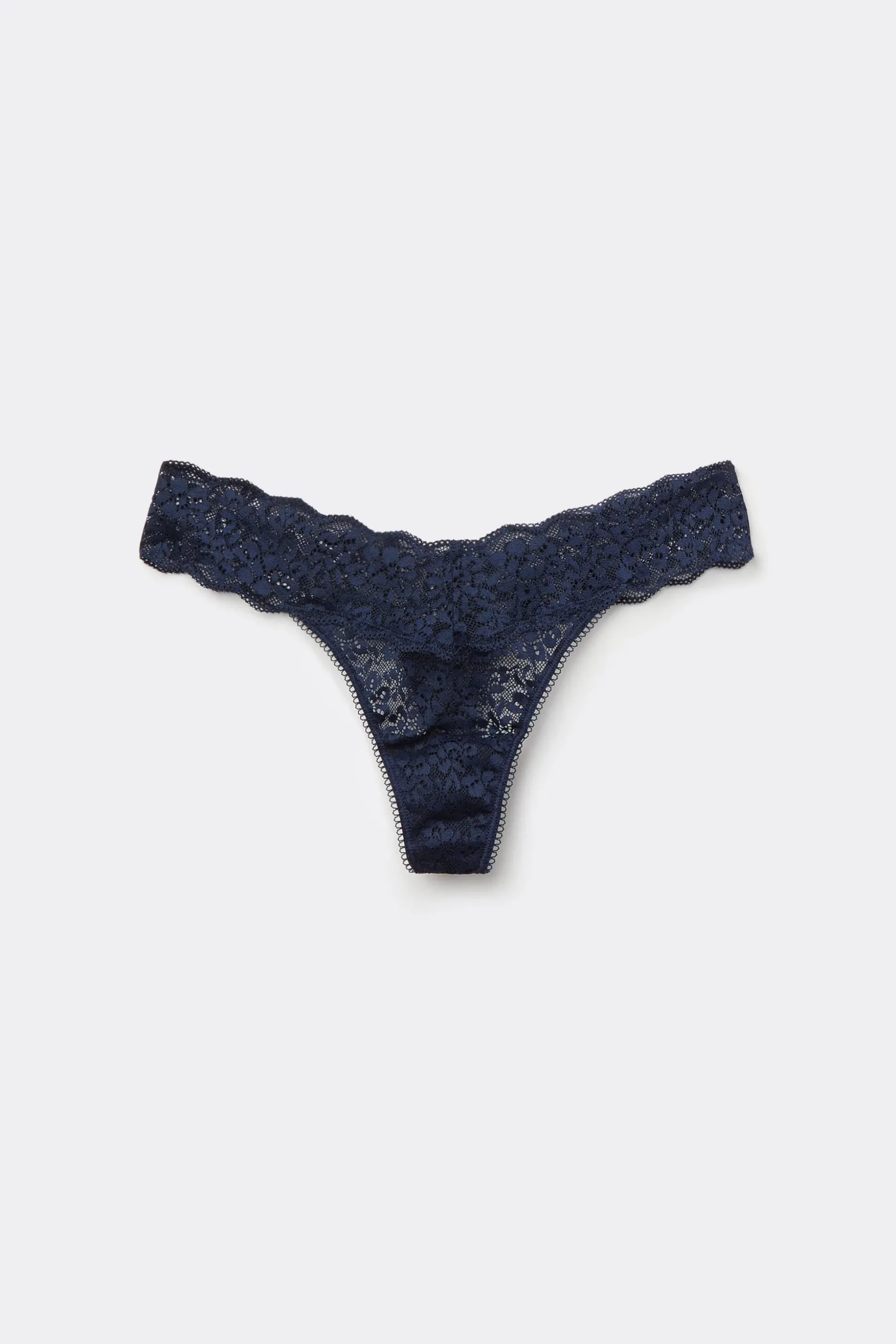 Recycled Lace High-Cut Thong - G-strings And Thongs - Women | Tezenis