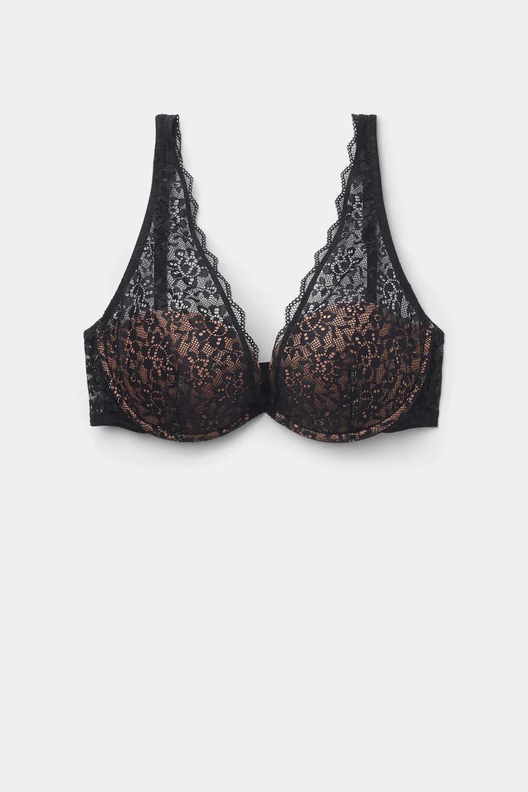 Recycled Lace Miami Balconette Bra - Bralette - Women | Tezenis