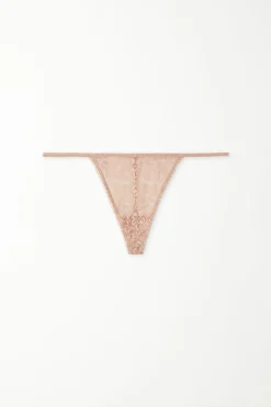 Recycled Lace String Thong - G-strings And Thongs - Women | Tezenis