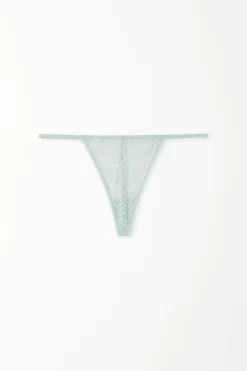 Recycled Lace String Thong - G-strings And Thongs - Women | Tezenis