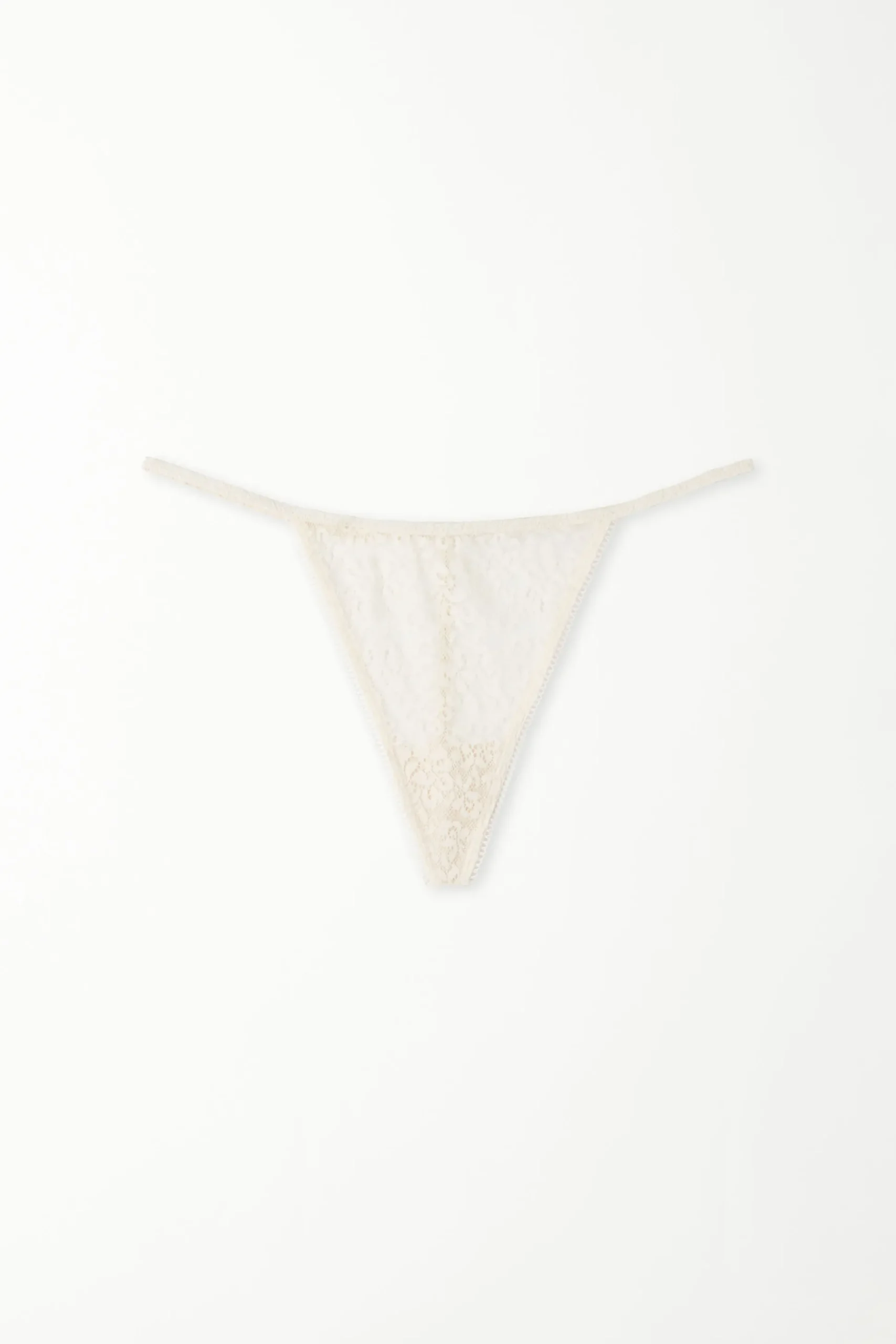 Recycled Lace String Thong - G-strings And Thongs - Women | Tezenis