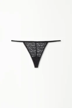 Recycled Lace String Thong - G-strings And Thongs - Women | Tezenis