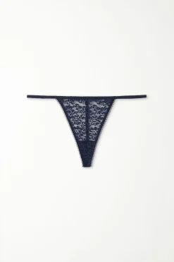 Recycled Lace String Thong - G-strings And Thongs - Women | Tezenis