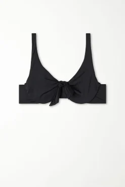Recycled Microfiber Balconette Bikini With Bow - Balconette - Women | Tezenis