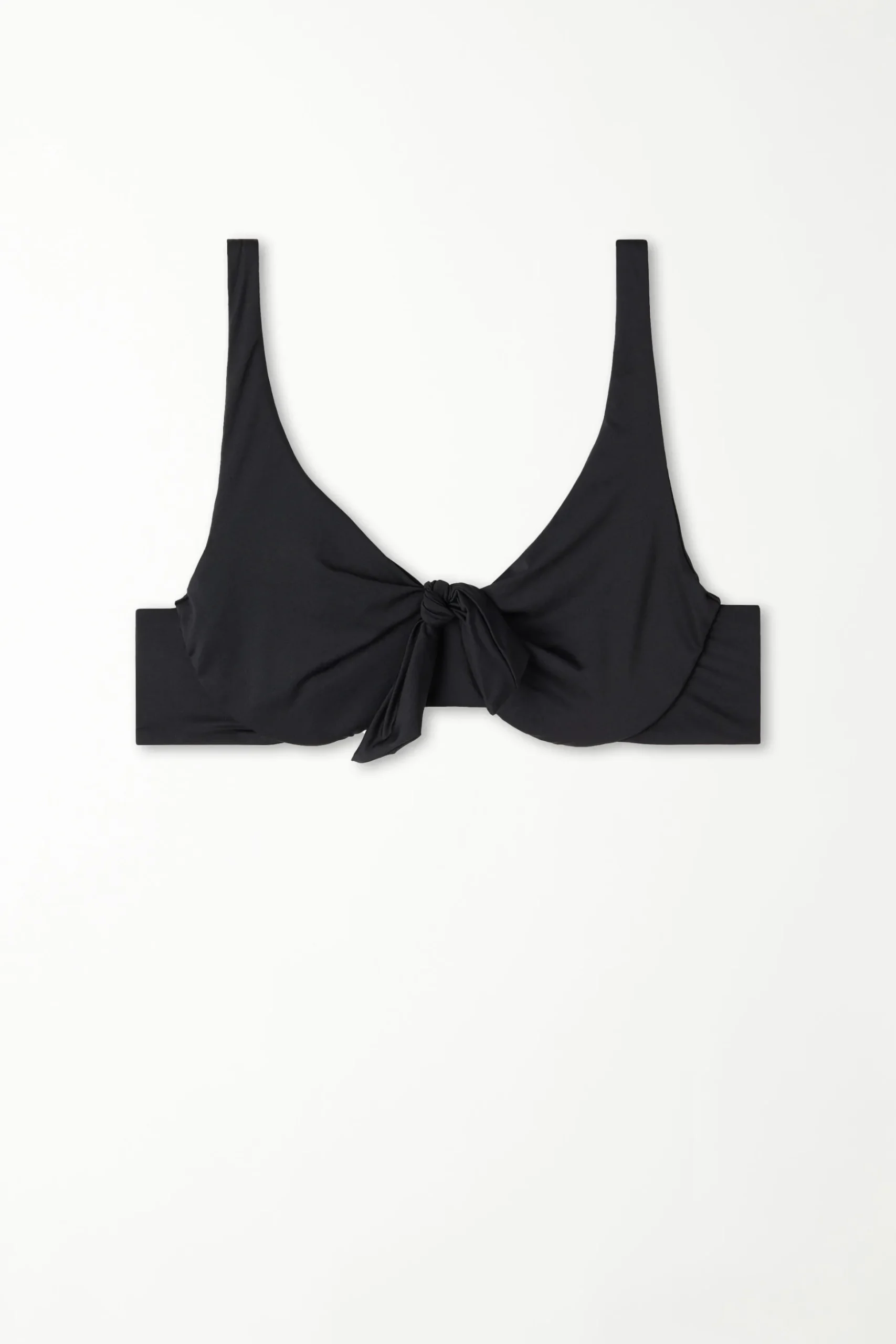 Recycled Microfiber Balconette Bikini With Bow - Balconette - Women | Tezenis