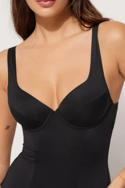 Recycled Microfiber Balconette One Piece Swimsuit - One-piece Swimsuits - Women | Tezenis
