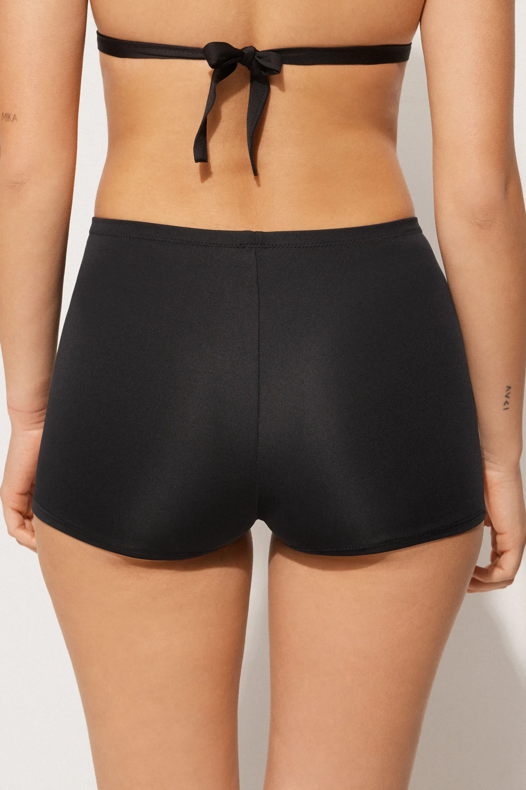 Recycled Microfiber Boyshort Bikini Bottoms - Classic - Women | Tezenis