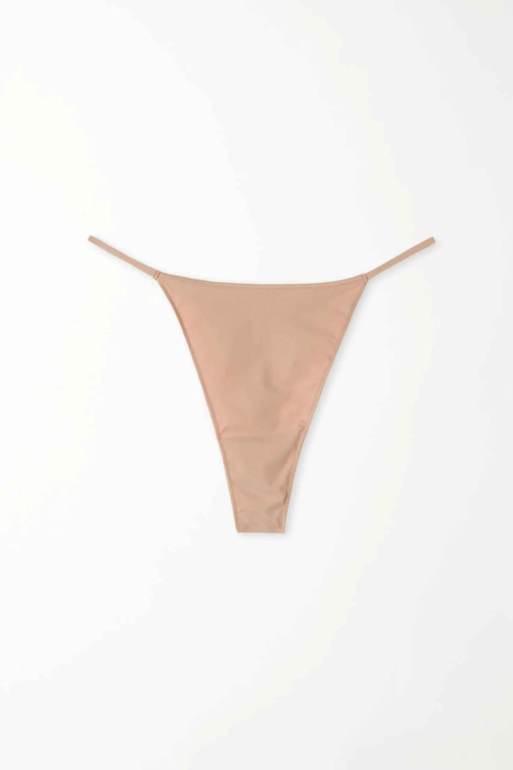 Recycled Microfiber Brazilian String Panties - Cheeky Briefs - Women | Tezenis