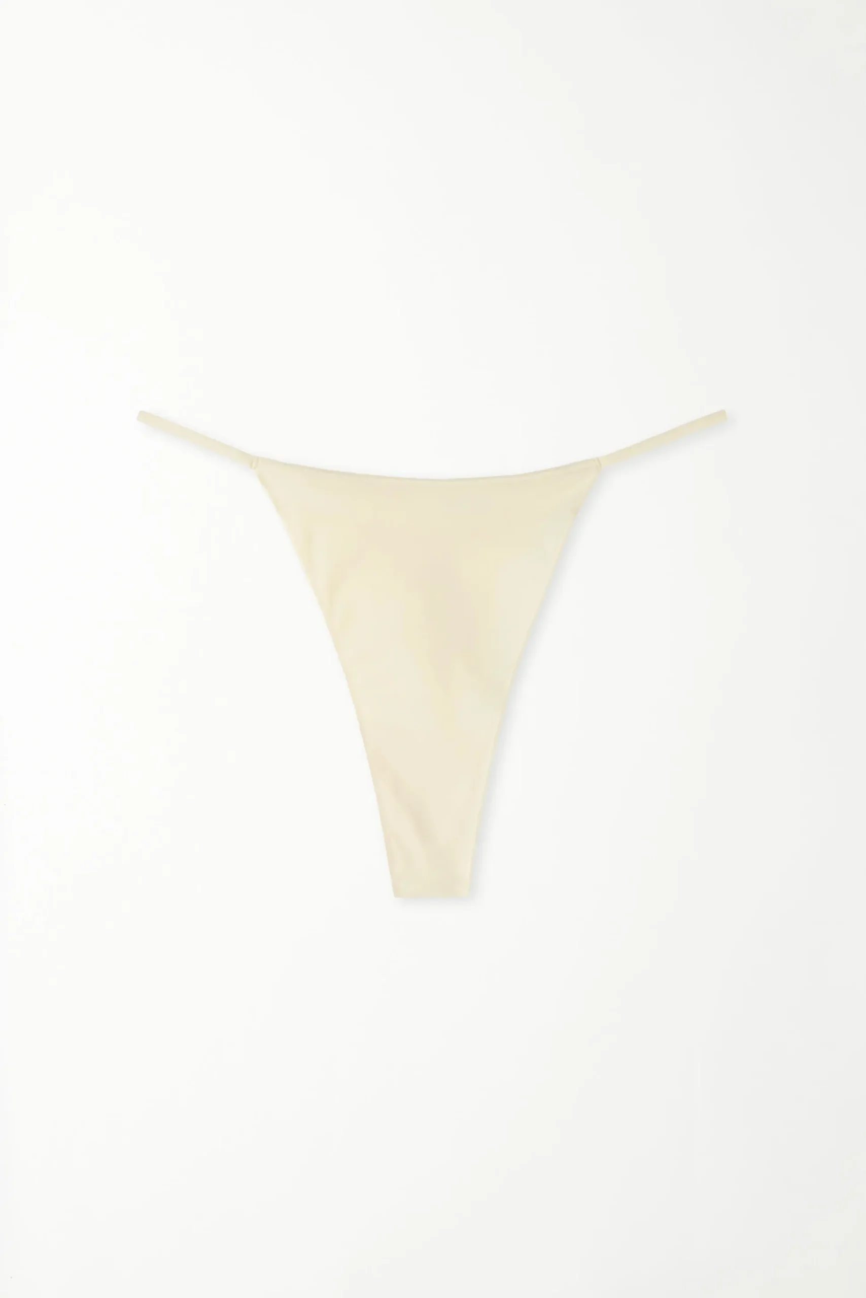 Recycled Microfiber Brazilian String Panties - Cheeky Briefs - Women | Tezenis
