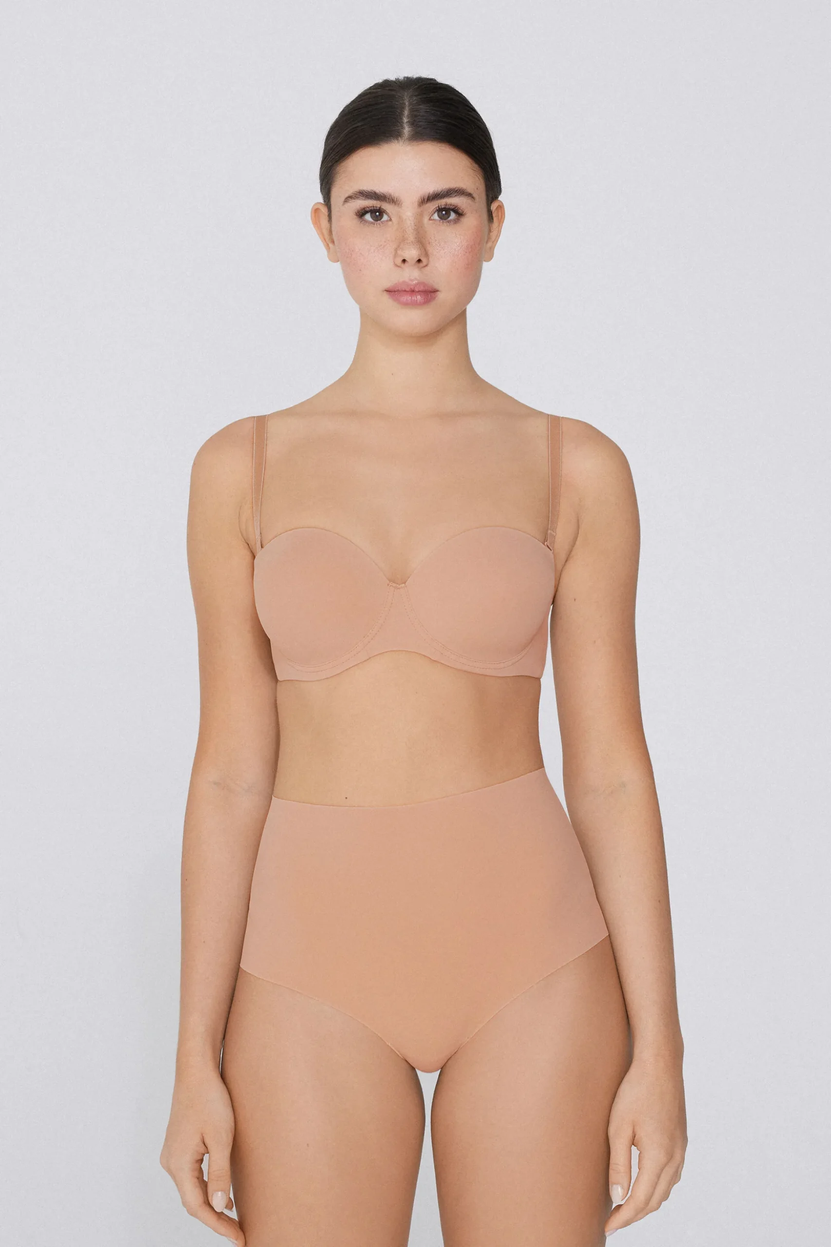 Recycled Microfiber Full Coverage Lightly Padded Bandeau Bra - Strapless And Bandeau - Women | Tezenis
