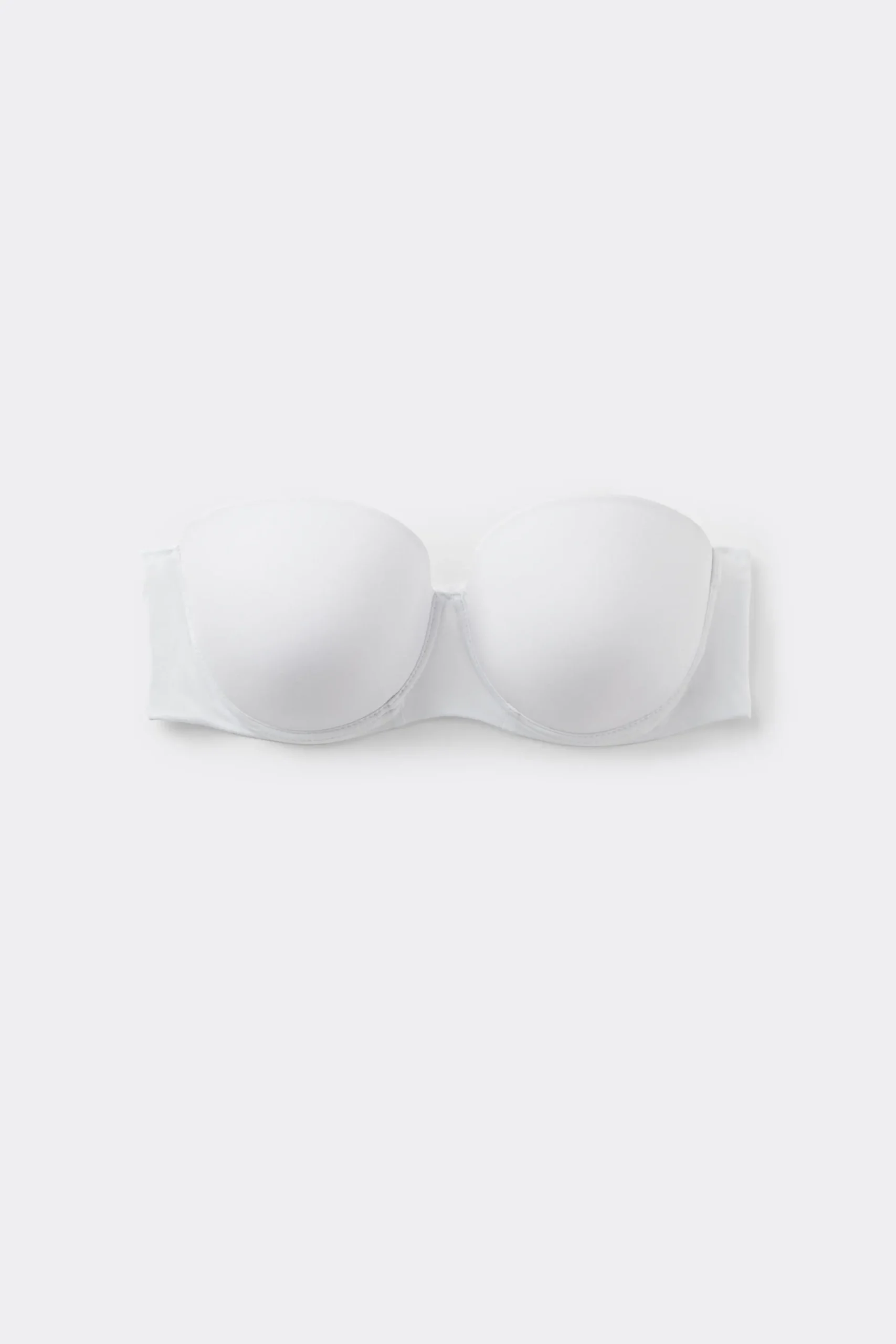 Recycled Microfiber Full Coverage Lightly Padded Bandeau Bra - Strapless And Bandeau - Women | Tezenis