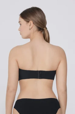 Recycled Microfiber Full Coverage Lightly Padded Bandeau Bra - Strapless And Bandeau - Women | Tezenis