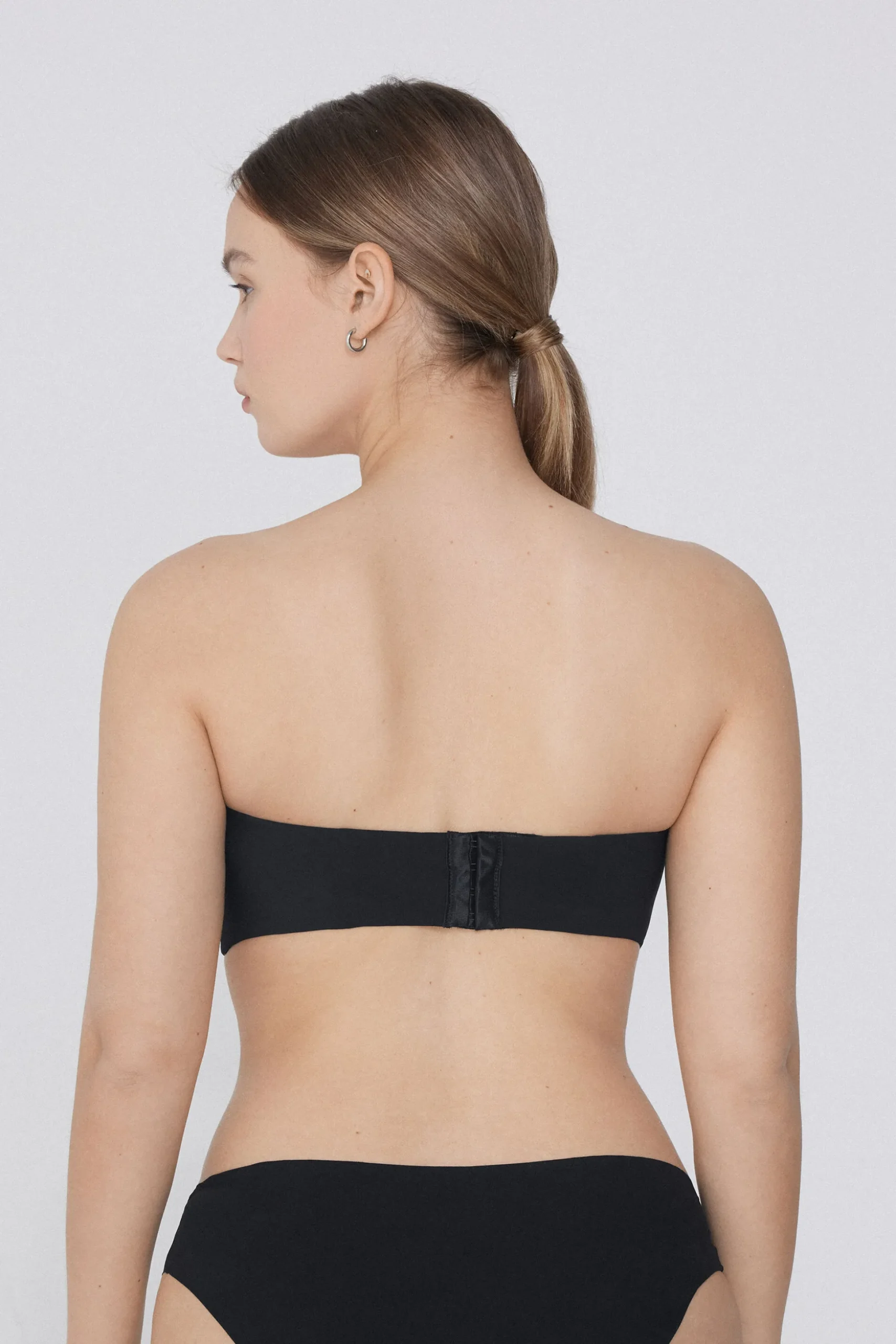Recycled Microfiber Full Coverage Lightly Padded Bandeau Bra - Strapless And Bandeau - Women | Tezenis