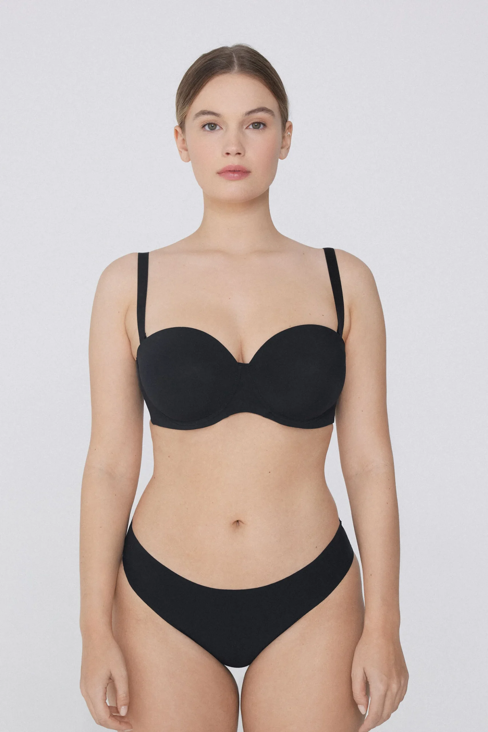 Recycled Microfiber Full Coverage Lightly Padded Bandeau Bra - Strapless And Bandeau - Women | Tezenis