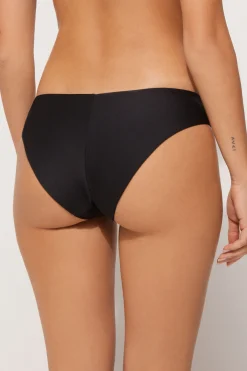 Recycled Microfiber High Cut Rounded Bikini Bottoms - Classic - Women | Tezenis