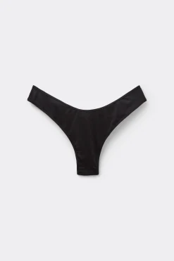 Recycled Microfiber High Cut Bikini Bottom - Brazilian Cut - Women | Tezenis