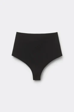 Recycled Microfiber High-Waisted Raw-Cut Brazilian Panties - Cheeky Briefs - Women | Tezenis