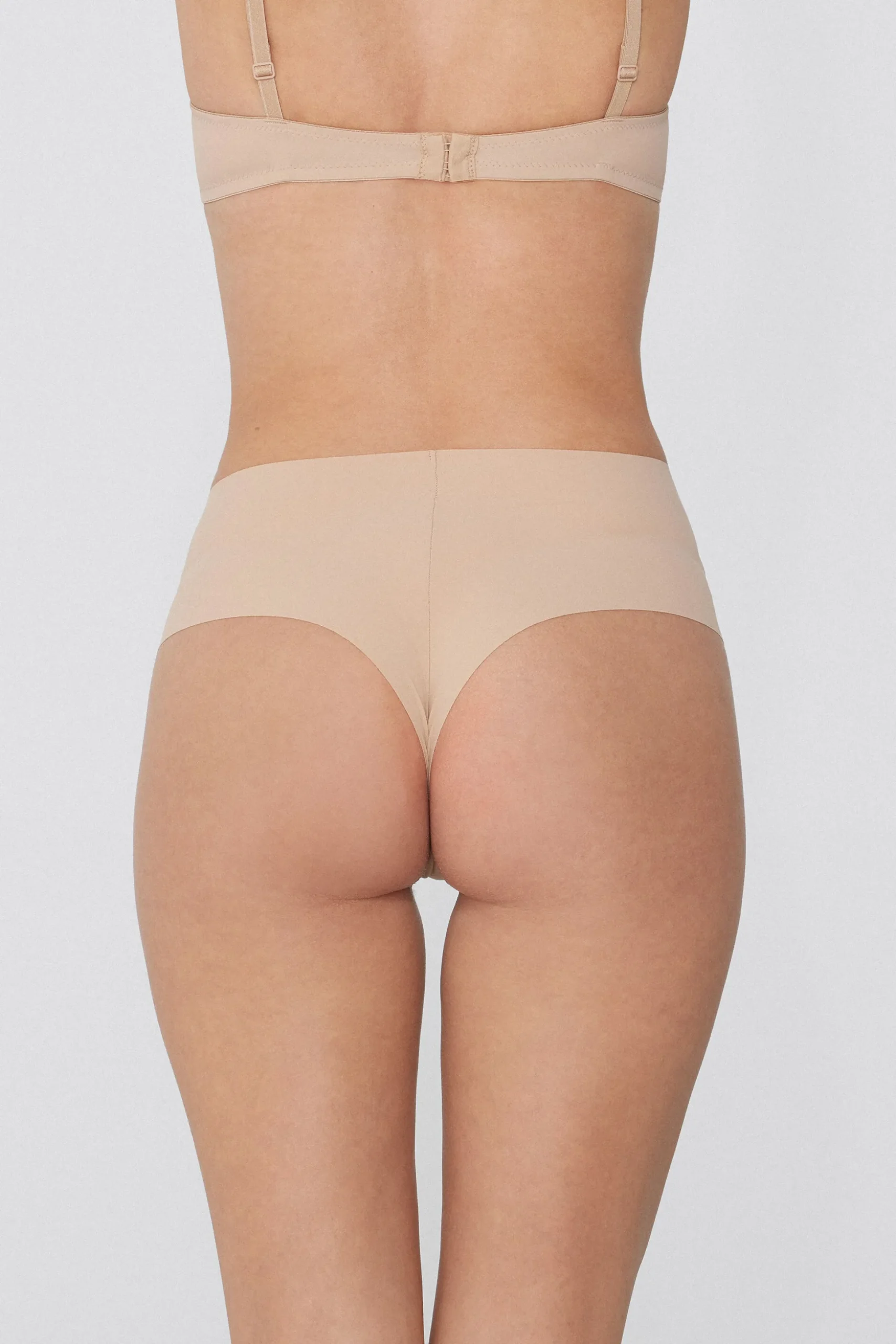 Recycled Microfiber High-Waisted Raw-Cut Brazilian Panties - Cheeky Briefs - Women | Tezenis