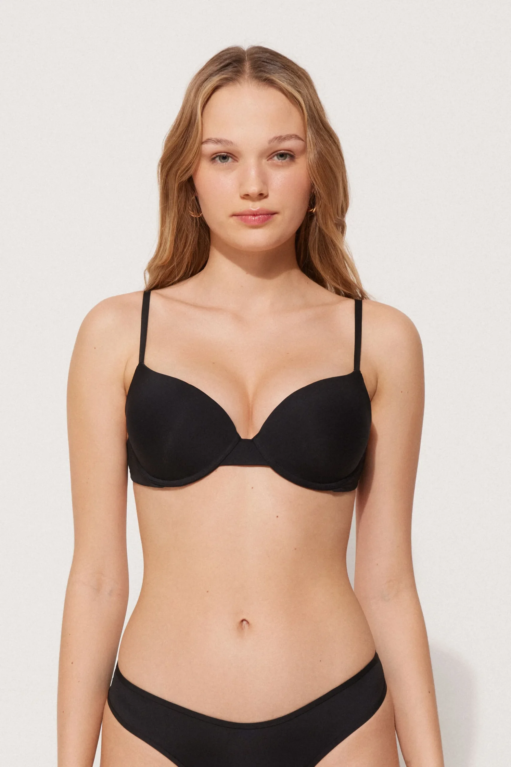 Recycled Microfiber Padded Push Up Bikini Top - Push-up - Women | Tezenis