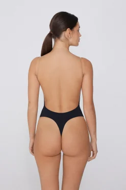 Recycled Microfiber Padded Push-Up Bodysuit With Silicone Straps - Underwear Bodysuits - Women | Tezenis