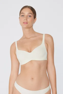 Recycled Microfiber Paris Print Balconette Bra - Balconette - Women | Tezenis