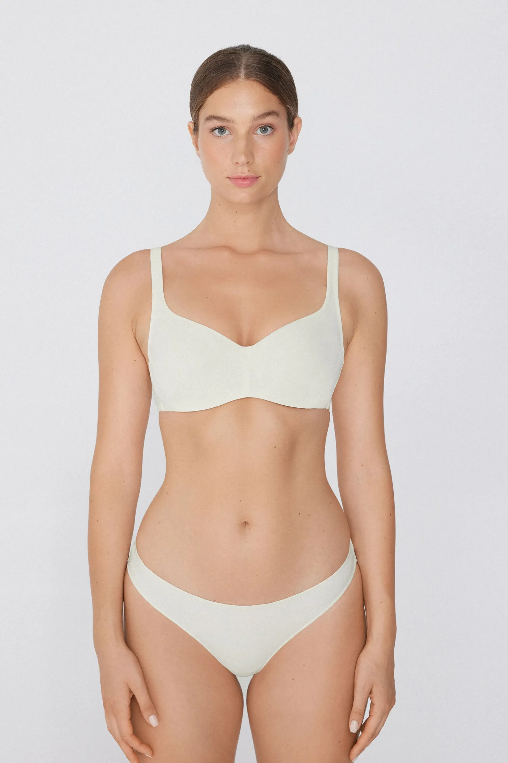 Recycled Microfiber Paris Print Balconette Bra - Balconette - Women | Tezenis